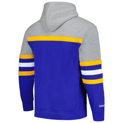 St. Louis Blues Head Coach Pullover Hoodie - Blue/Gray | NHL Clearance