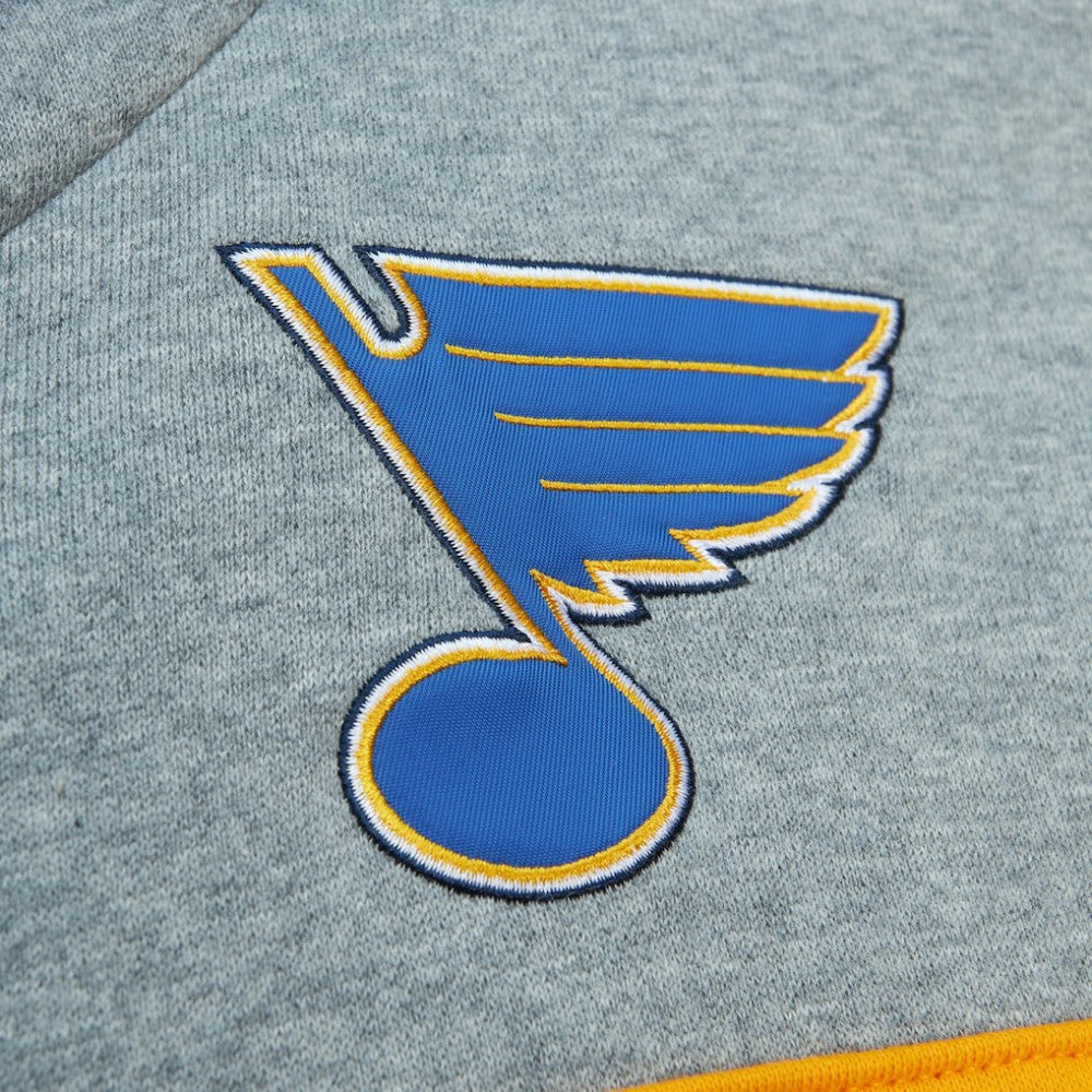 St. Louis Blues Head Coach Pullover Hoodie - Blue/Gray | NHL Clearance