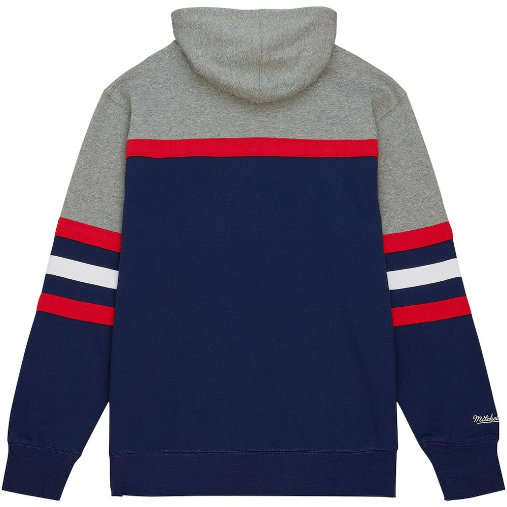 Washington Capitals Head Coach Pullover Hoodie - Navy/Gray | NHL Lifestyle