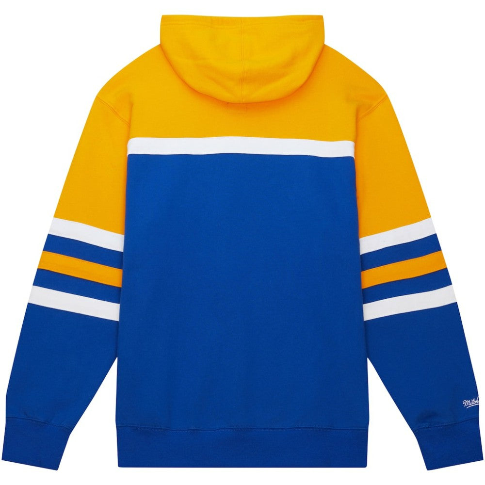 Buffalo Sabres Mitchell & Ness Head Coach Pullover Hoodie - Royal/Gold | NHL on sale