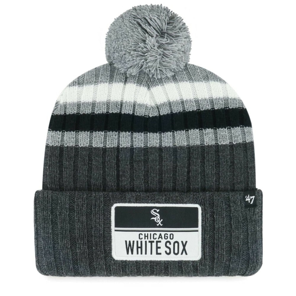 Chicago White Sox '47 Stack Cuffed Knit Hat with Pom Near Me