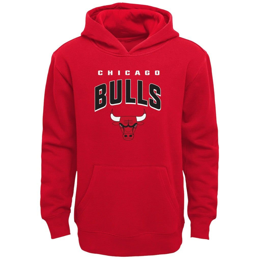 Chicago Bulls Youth Stadium Classic Pullover Hoodie Red