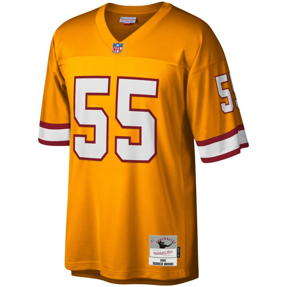 Derrick Brooks Tampa Bay Buccaneers Youth 1995 Retired Player Legacy Jersey - Orange - Mitchell & Ness