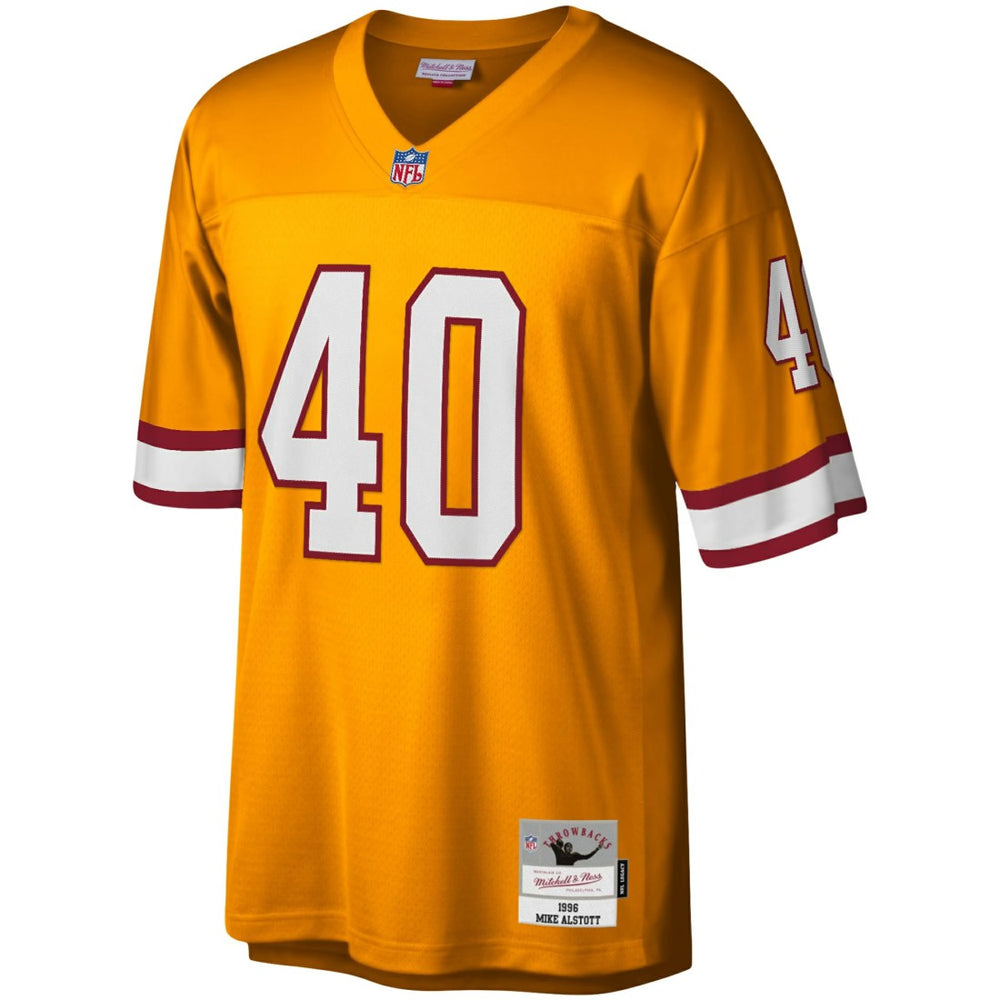 Mike Alstott Tampa Bay Buccaneers Youth 1996 Retired Player Legacy Jersey - Orange - Mitchell & Ness