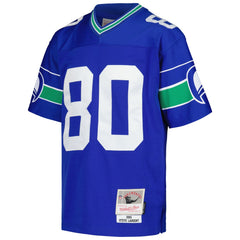 Steve Largent Seattle Seahawks Youth 1985 Retired Player Legacy Jersey - Royal - Mitchell & Ness