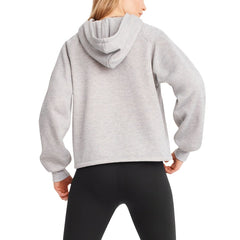 Dallas Cowboys DKNY Sport Women's Debbie Dolman Raglan Pullover Hoodie - Heather Gray - NFL