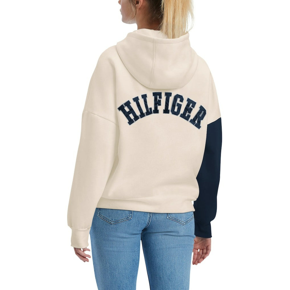 Dallas Cowboys Tommy Hilfiger Women's Harriet Pullover Hoodie - Cream - NFL