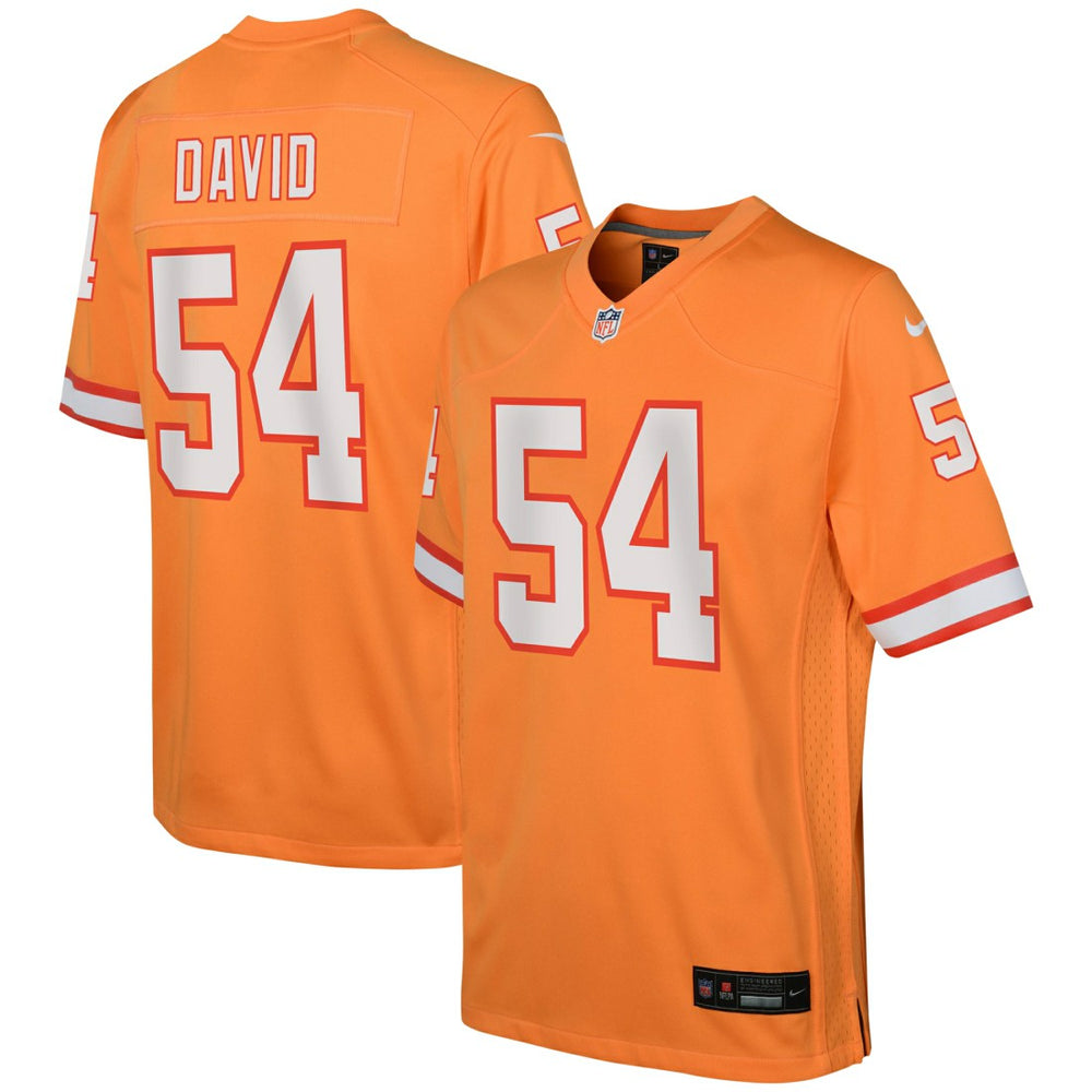 Lavonte David Tampa Bay Buccaneers Youth Game Jersey - Orange - Nike