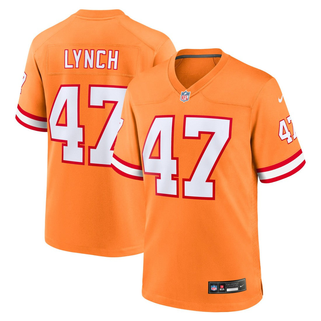 John Lynch Tampa Bay Buccaneers Youth Retired Player Game Jersey - Orange - Nike
