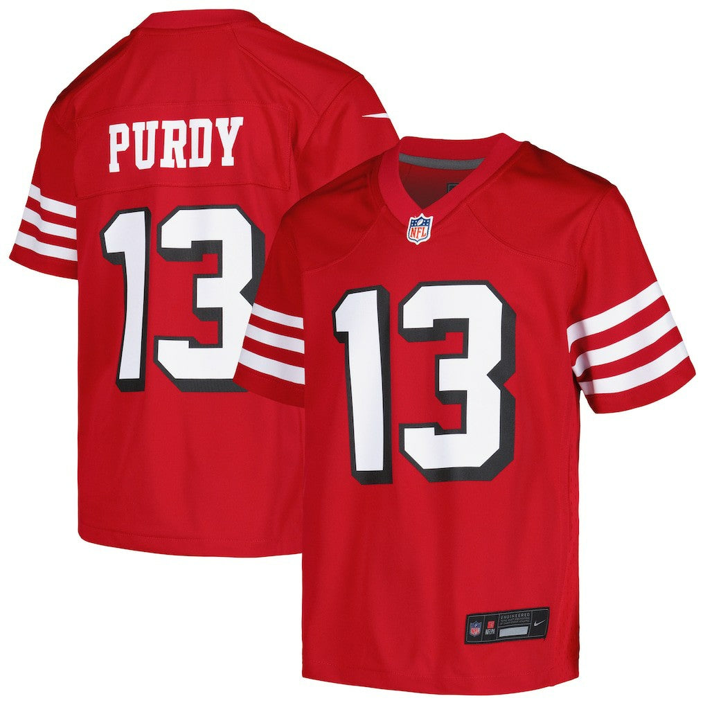 Brock Purdy San Francisco 49ers Youth Game Jersey - Scarlet - Nike