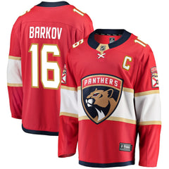 Aleksander Barkov Florida Panthers Fanatics Captain Patch Home Breakaway Jersey - Red | Fanatics online