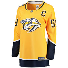 Roman Josi Nashville Predators Fanatics Women's Home Breakaway Player Jersey - Gold | Fanatics online