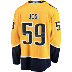 Roman Josi Nashville Predators Fanatics Home Breakaway Jersey - Gold | Fanatics Clearance