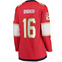 Aleksander Barkov Florida Panthers Fanatics Women's Captain Patch Home Breakaway Player Jersey - Red | Fanatics Lifestyle