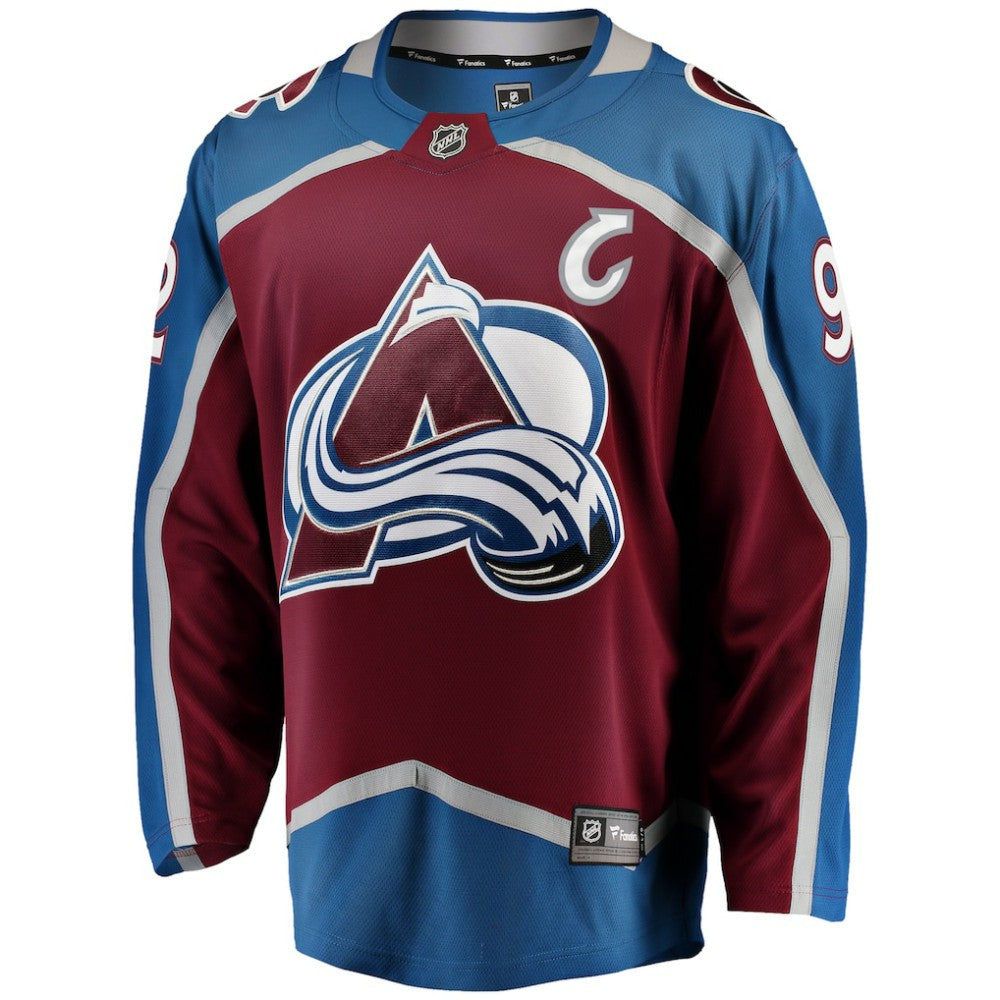 Gabriel Landeskog Colorado Avalanche Fanatics Captain Patch Home Breakaway Jersey - Burgundy | Fanatics discount