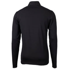 Philadelphia Eagles Cutter & Buck Gridiron Classics Big & Tall Virtue Eco Pique Recycled Quarter-Zip Pullover Top - Black - NFL