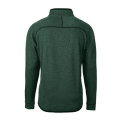 Philadelphia Eagles Cutter & Buck Gridiron Classics Big & Tall Mainsail Sweater-Knit Half-Zip Pullover Jacket - Heather Green - NFL