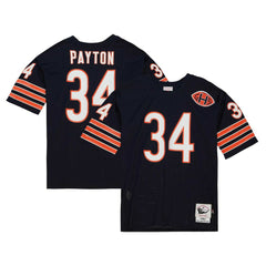 Walter Payton Chicago Bears 1983 Authentic Throwback Retired Player Jersey - Navy - Mitchell & Ness