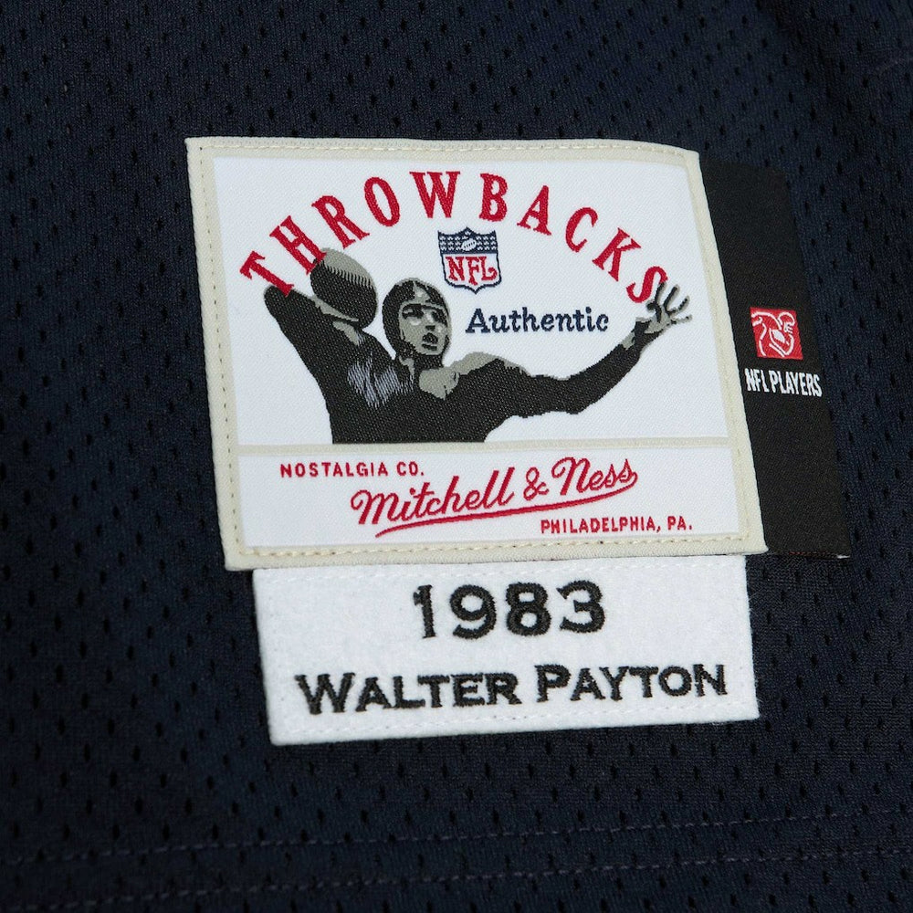 Walter Payton Chicago Bears 1983 Authentic Throwback Retired Player Jersey - Navy - Mitchell & Ness