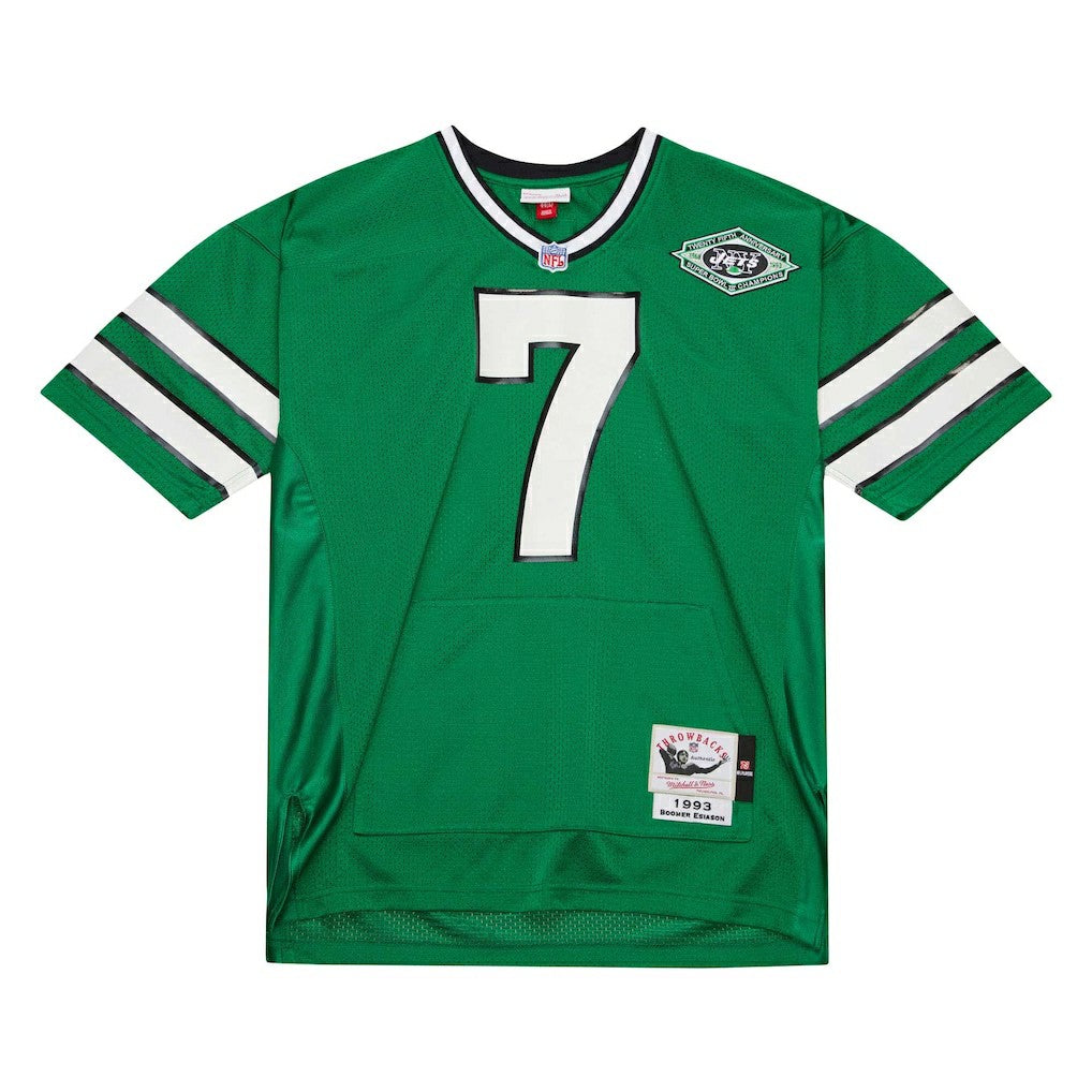 Boomer Esiason New York Jets 1993 Authentic Throwback Retired Player Pocket Jersey - Kelly Green - Mitchell & Ness