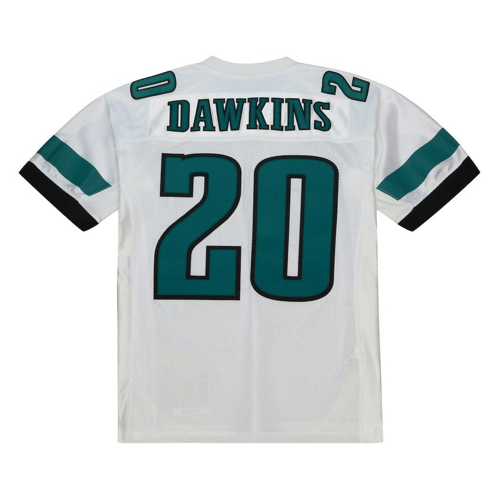 Brian Dawkins Philadelphia Eagles 1996 Authentic Throwback Retired Player Jersey - White - Mitchell & Ness
