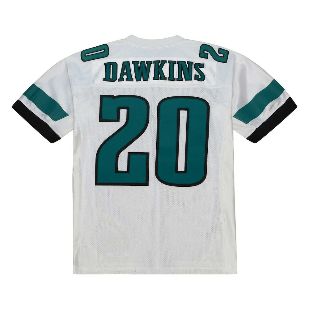 Brian Dawkins Philadelphia Eagles 1996 Authentic Throwback Retired Player Jersey - White - Mitchell & Ness
