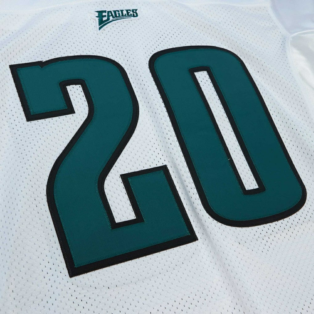 Brian Dawkins Philadelphia Eagles 1996 Authentic Throwback Retired Player Jersey - White - Mitchell & Ness