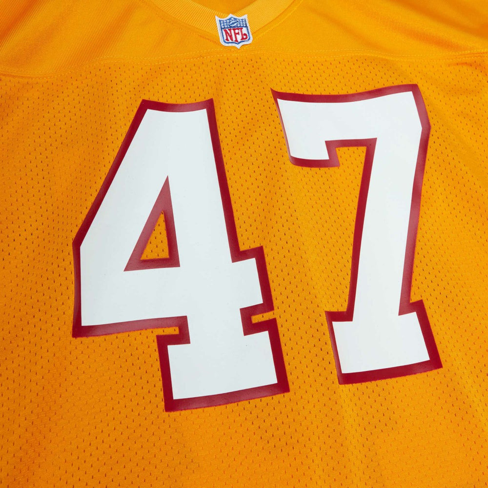 John Lynch Tampa Bay Buccaneers 1993 Authentic Throwback Retired Player Jersey - Orange - Mitchell & Ness
