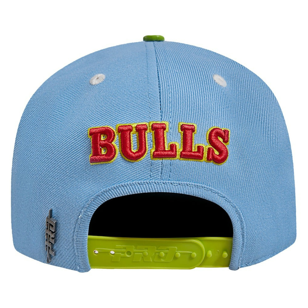 Chicago Bulls Pro Standard Retro Program 2-Tone Snapback Hat Light Blue/Green