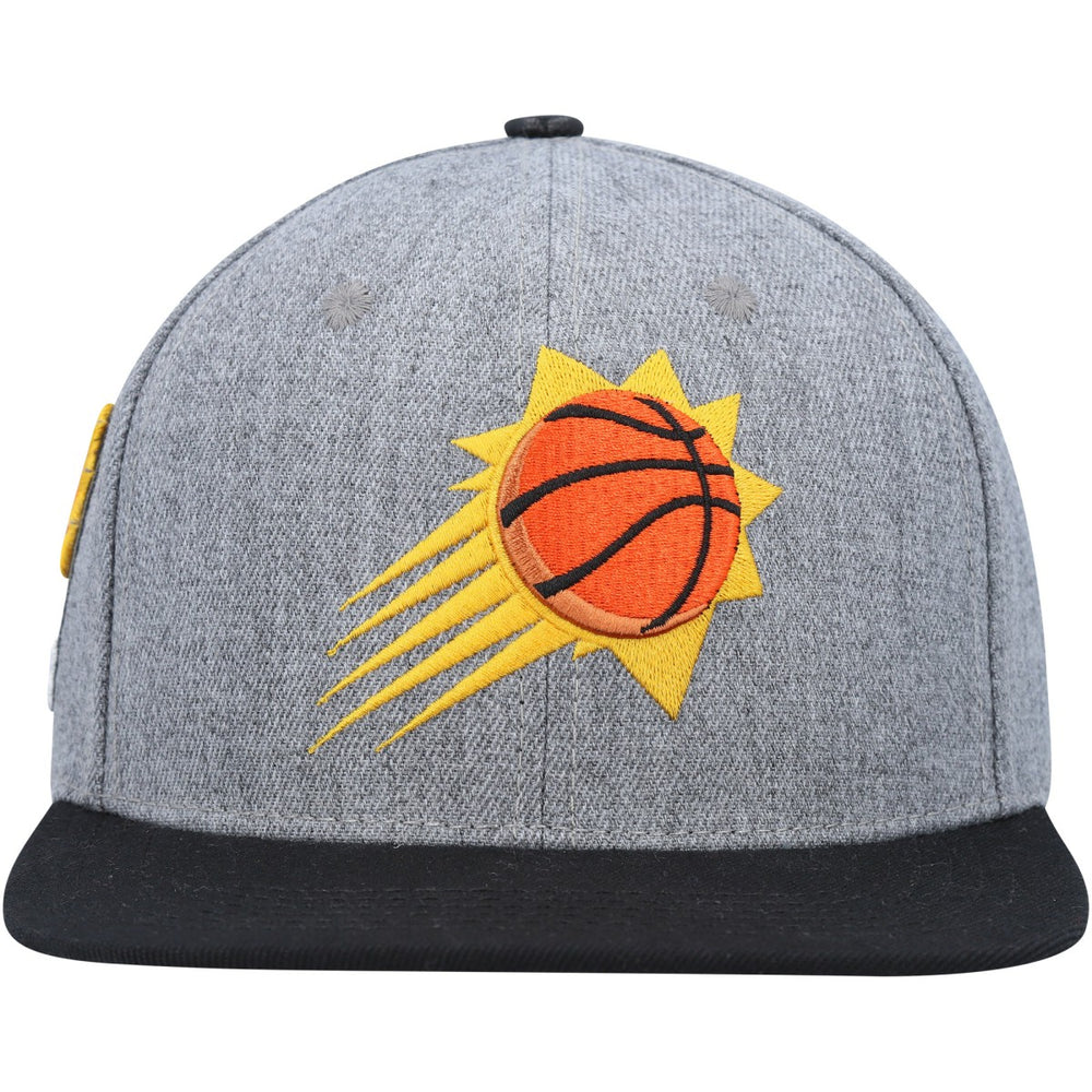 Phoenix Suns Pro Standard Classic Logo Two-Tone Snapback Hat Gray/Black