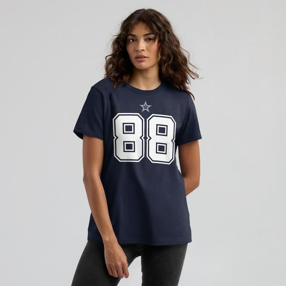CeeDee Lamb Dallas Cowboys Women's Player Name & Number T-Shirt - Navy - Nike
