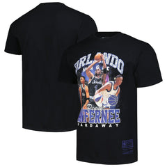 Mitchell & Ness Penny Hardaway Orlando Magic Hardwood Classics Bling Concert Player T-Shirt Black