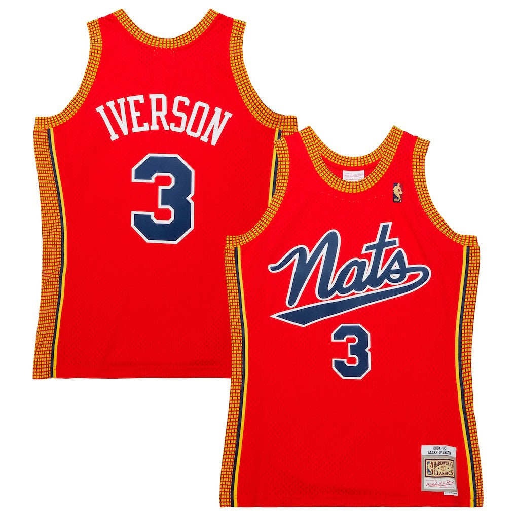 Mitchell & Ness Allen Iverson Philadelphia 76ers 2004/05 Hardwood Classics Swingman Jersey Red