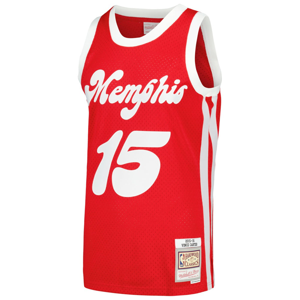 Mitchell & Ness Vince Carter Memphis Grizzlies 2015/16 Hardwood Classics Swingman Jersey Red