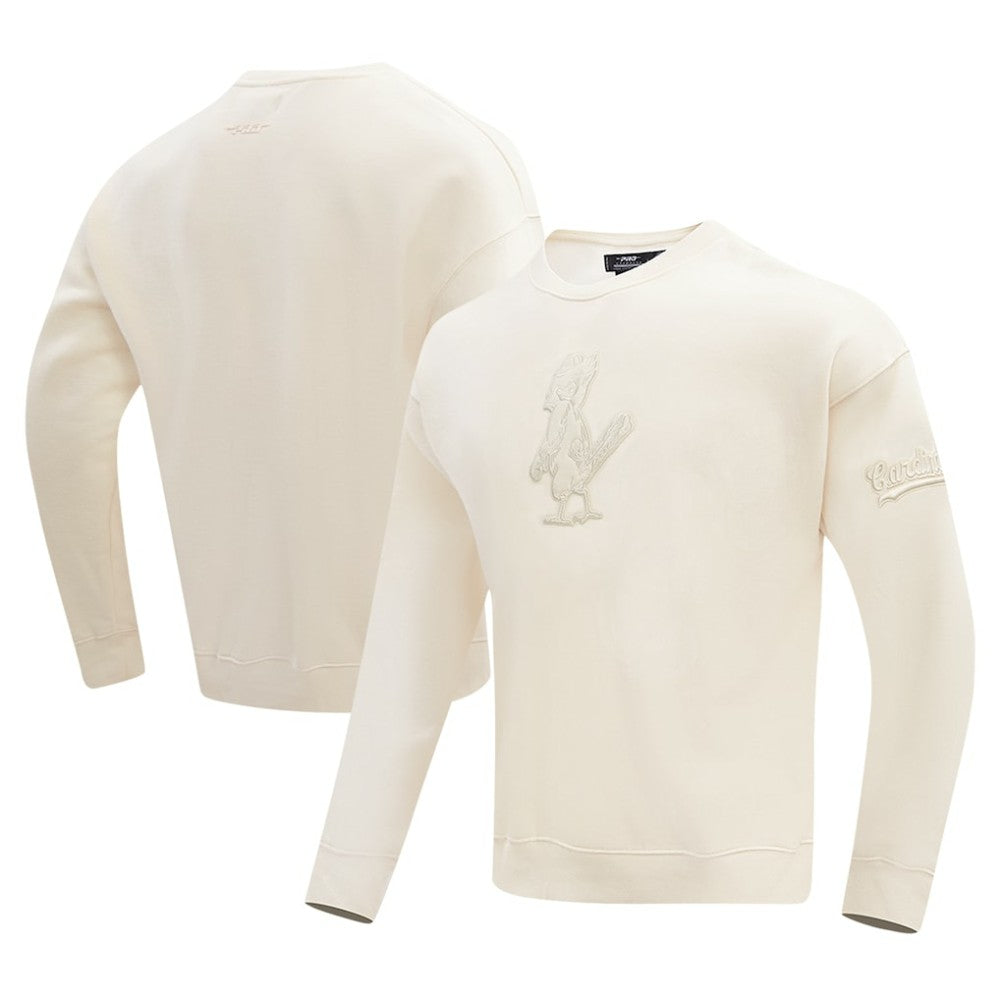 St. Louis Cardinals Pro Standard Neutral Drop Shoulder Pullover Sweatshirt Discount