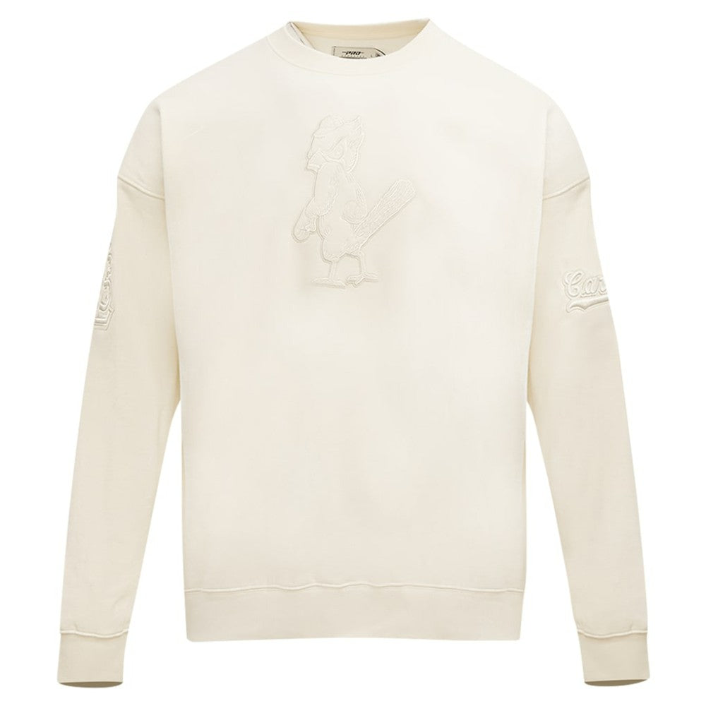 St. Louis Cardinals Pro Standard Neutral Drop Shoulder Pullover Sweatshirt Discount
