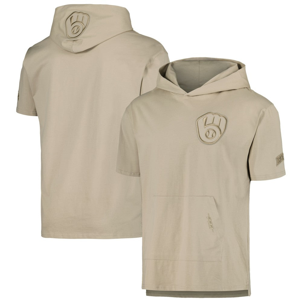 Milwaukee Brewers Pro Standard Neutral Hoodie T-Shirt Discount