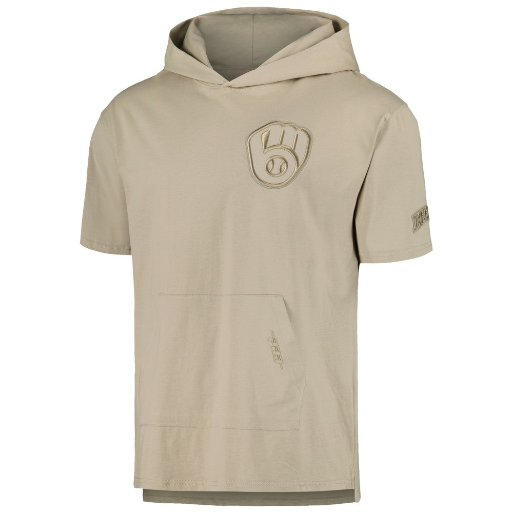 Milwaukee Brewers Pro Standard Neutral Hoodie T-Shirt Discount