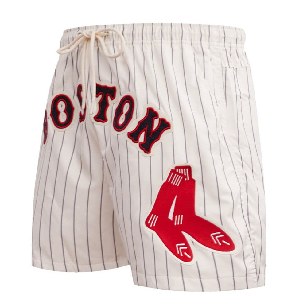 Boston Red Sox Pro Standard Pinstripe Retro Classic Woven Shorts Sale