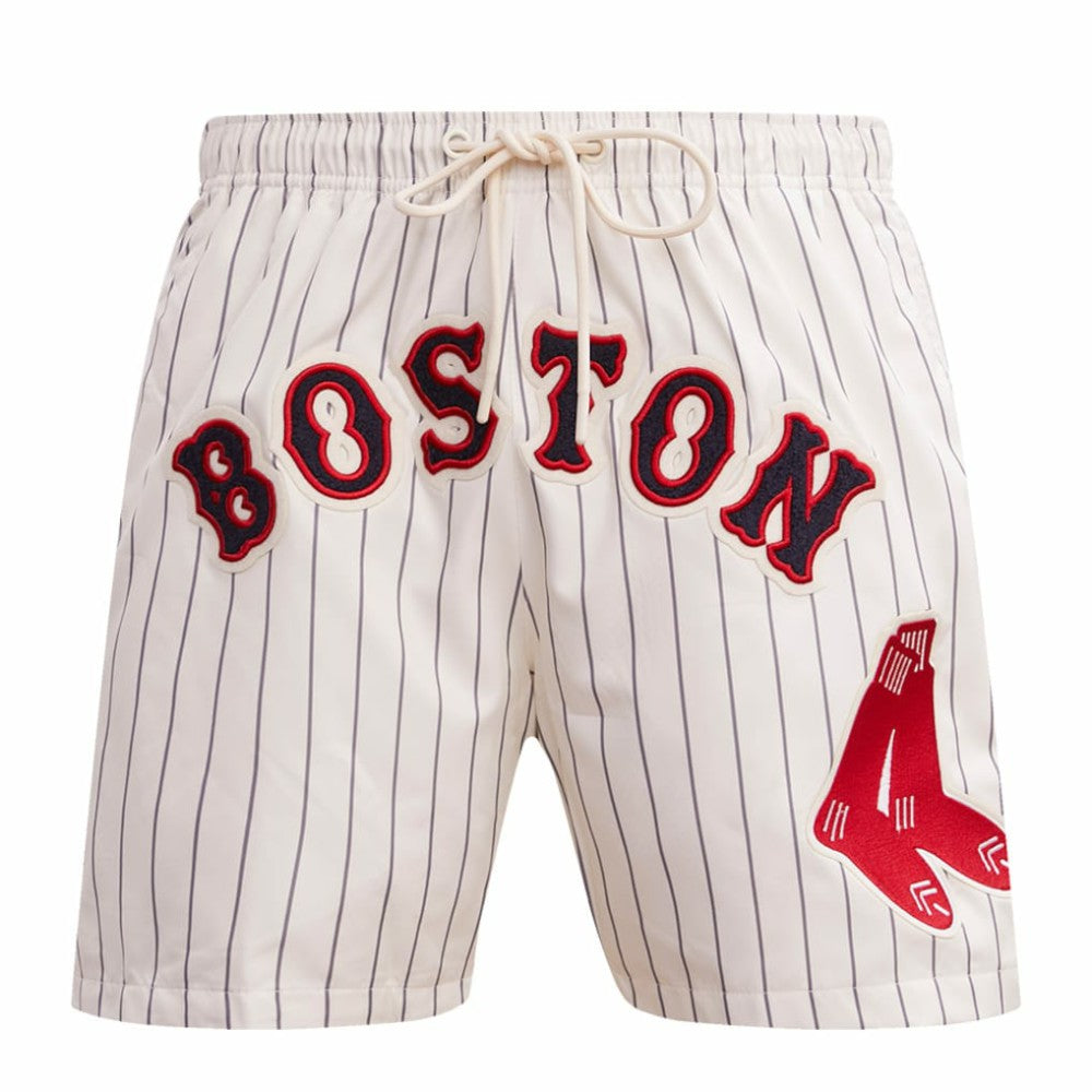 Boston Red Sox Pro Standard Pinstripe Retro Classic Woven Shorts Sale