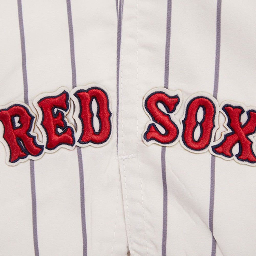 Boston Red Sox Pro Standard Pinstripe Retro Classic Woven Shorts Sale