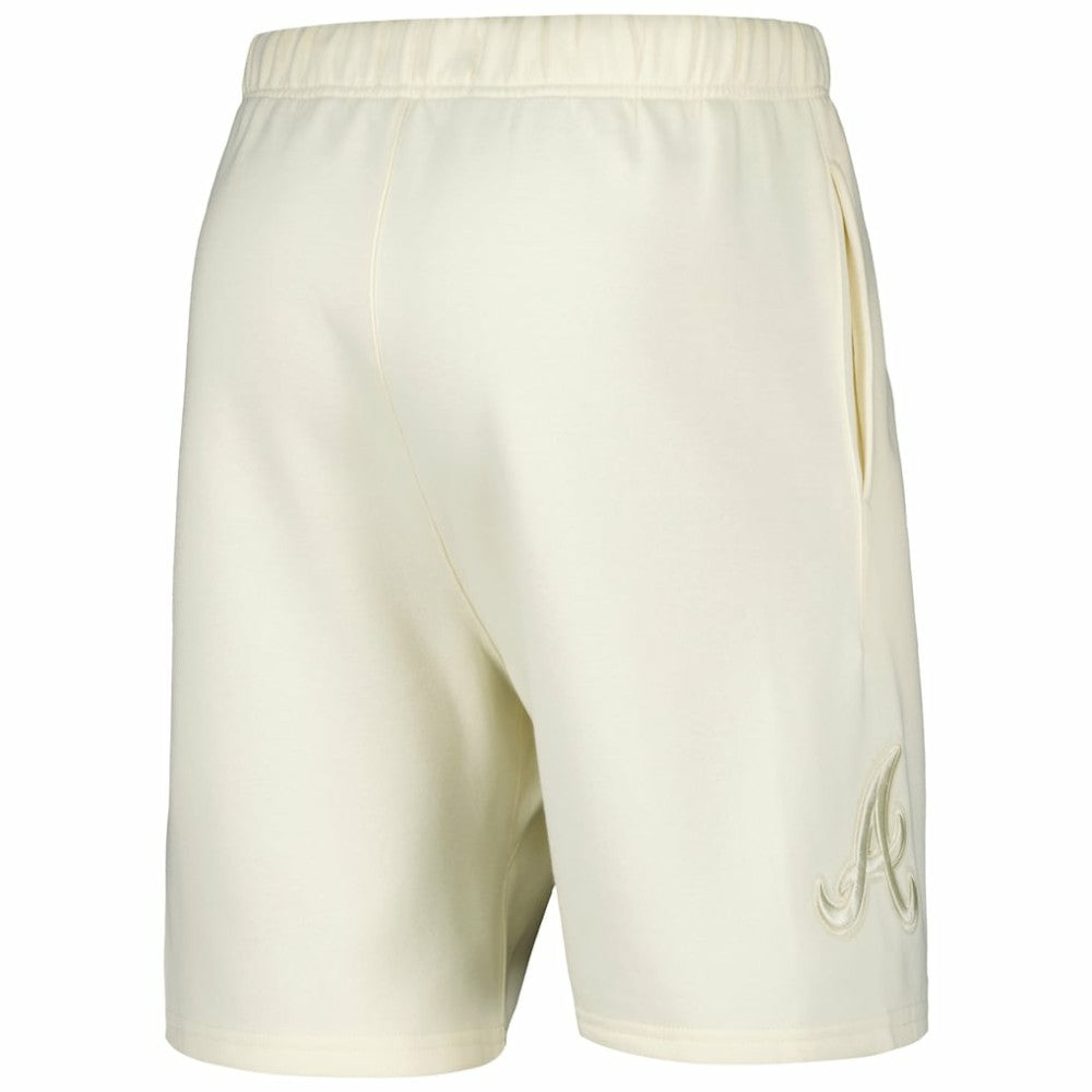 Atlanta Braves Pro Standard Neutral Fleece Shorts Outlet