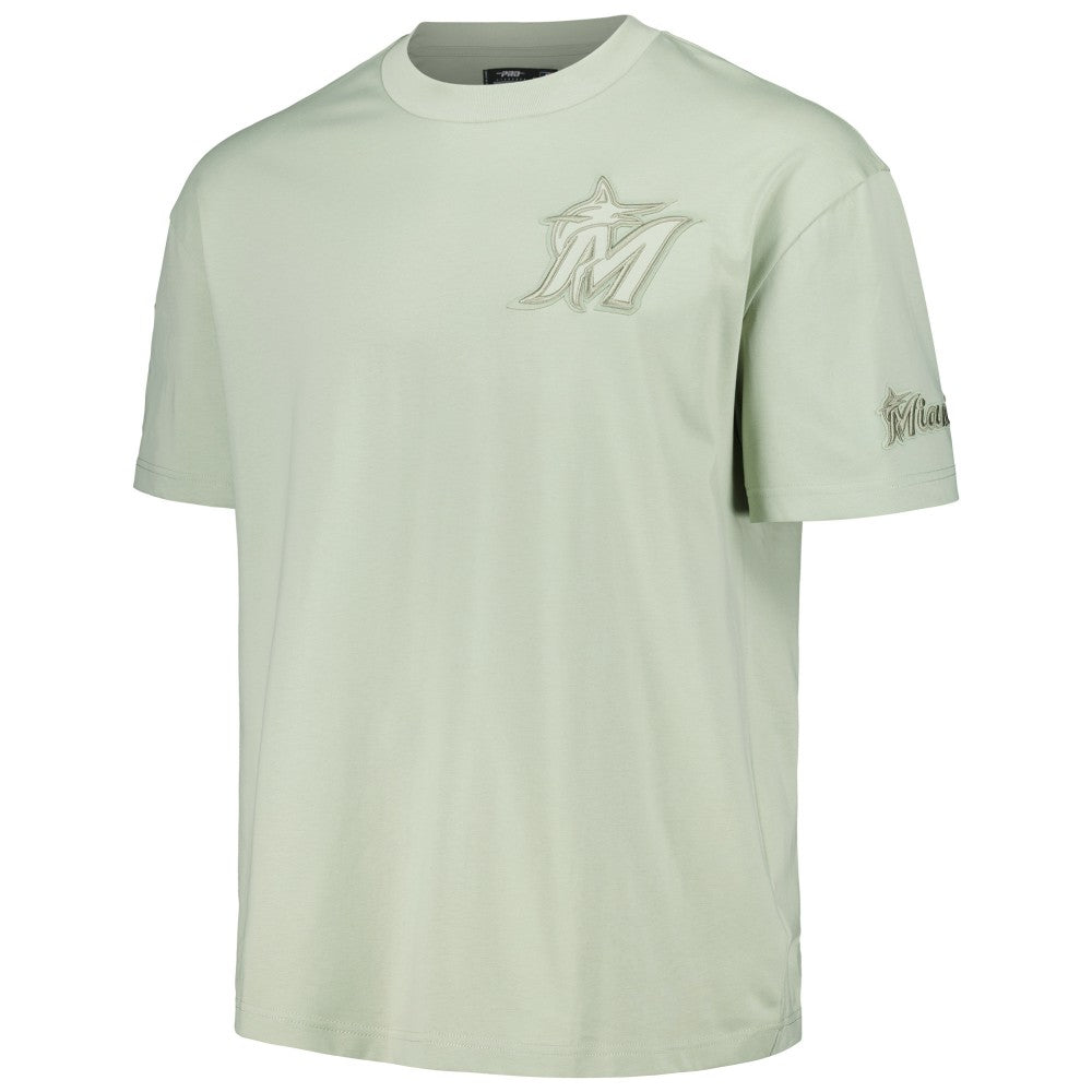 Miami Marlins Pro Standard Oversized Neutral CJ Dropped Shoulders T-Shirt Online