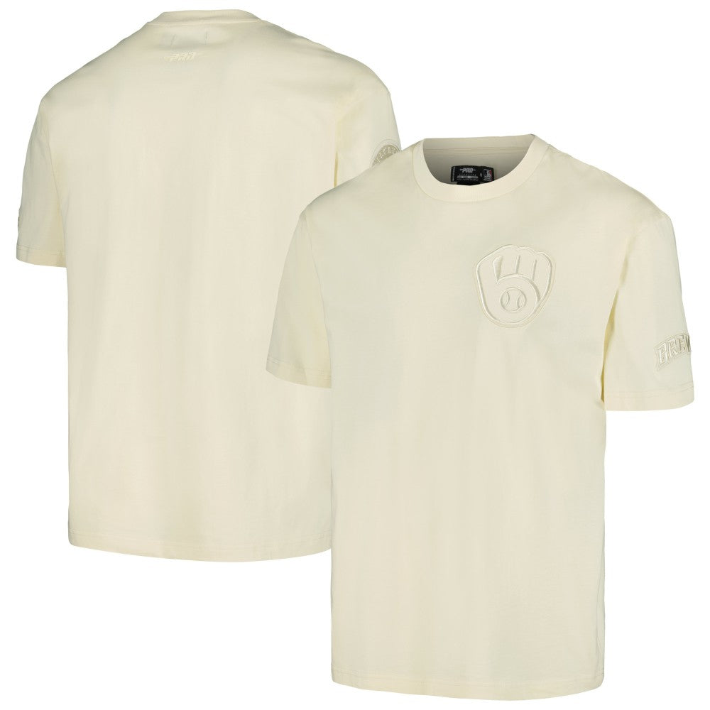 Milwaukee Brewers Pro Standard Oversized Neutral CJ Dropped Shoulders T-Shirt Discount