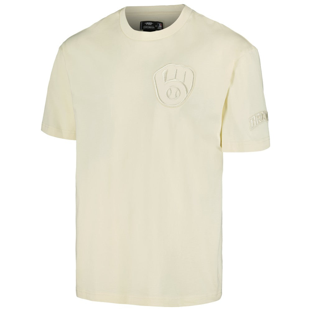 Milwaukee Brewers Pro Standard Oversized Neutral CJ Dropped Shoulders T-Shirt Discount