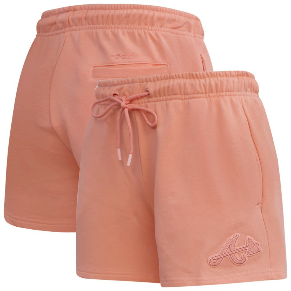 Atlanta Braves Pro Standard Women's Neutral Fleece Shorts Outlet