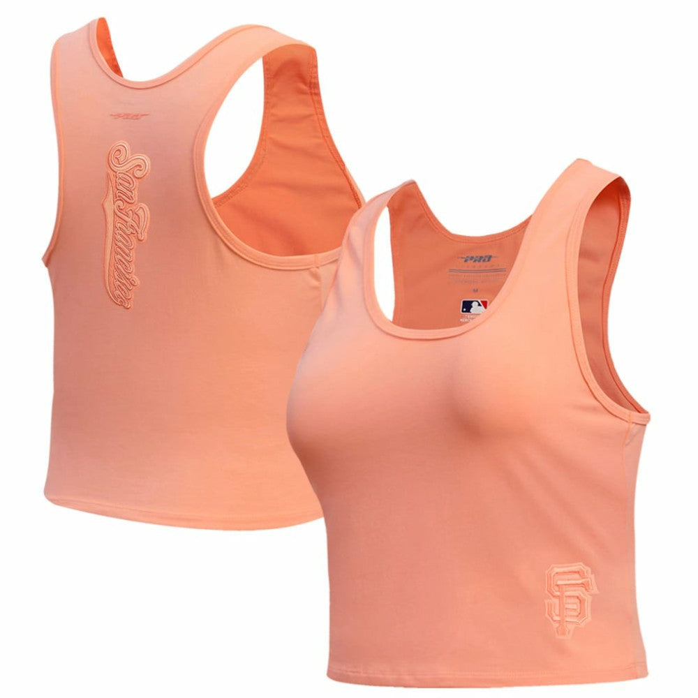 San Francisco Giants Pro Standard Women's Neutral Fitted Racerback Tank Top for sale
