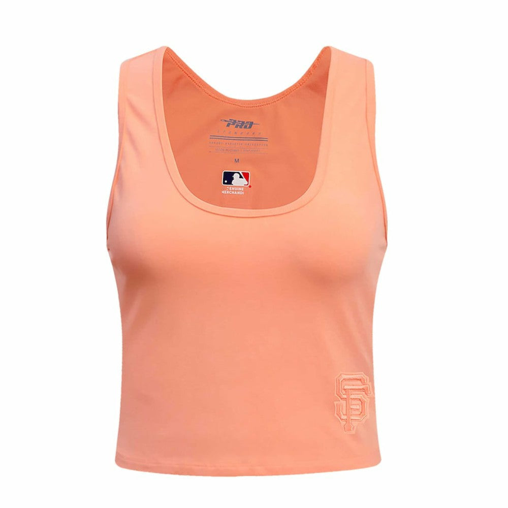 San Francisco Giants Pro Standard Women's Neutral Fitted Racerback Tank Top for sale