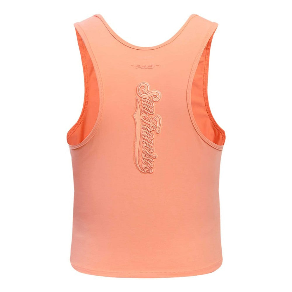 San Francisco Giants Pro Standard Women's Neutral Fitted Racerback Tank Top for sale