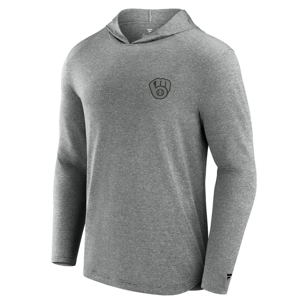 Milwaukee Brewers Fanatics Front Office Tech Lightweight Hoodie T-Shirt Sale